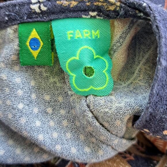 FARM RIO Halter Open Back Maxi Dress Size Large (runs small) Washed Indigo - Picture 5 of 12